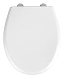 WENKO WC-Sitz Gubbio, hygienischer Toilettensitz mit Absenkautomatik, stabiler WC-Deckel...