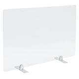 PLEXIDIRECT - Spuckschutz Plexiglas Schutzwand Thekenaufsatz Trennwand Büro Schreibtisch...