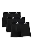 Adidas Herren 3 Pck Trunk Boxershort Unterhose