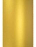 Netuno 10x Bastelpapier Perlmutt-Gold DIN A4 210x 297 mm 120g Aster Metallic...