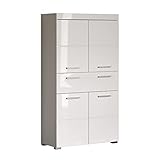 trendteam smart living - Hochschrank Schrank - Bad - Amanda - Aufbaumaß (BxHxT) 73 x 130...