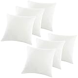 DILUMA Federkissen 40x40 cm - 6er Set - Füllkissen Innenkissen mit 350g Federfüllung &...