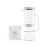 LUCY® Wasserfilter Kanne 2L | Filter Karaffe Glas für Kühlschranktür inkl....