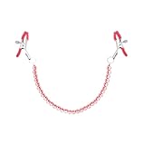 Pearl Nipple Clamps Body Chains Necklaces and Adjustable Pressure Breast Nipple Clips...