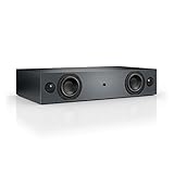 Nubert nuBox AS-225 Soundbar Testsieger | Schwarze Soundbar mit Grauer Front |...