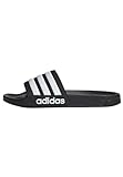 adidas Unisex Adilette Shower Slides , Core Black / Cloud White ,43 EU