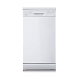 Midea SF 3.45NW wi Geschirrspüler 45cm Spülmaschine mit WIFI/Geschirrspüler Freistehend...