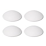 4 x sossai® Türstopper Wand selbstklebend | Türpuffer | TP Spot White | Ø 60 mm |...