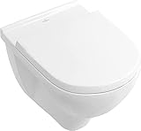 Villeroy & Boch Spülrandloses Wand-WC O.Novo mit WC-Sitz, 5660HR01, Tiefspüler...