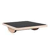 Elinrat Gleichgewichtsboard Balance Board Holz Wackelbrett Therapiekreisel Balance Board...