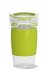 Emsa N10715 Clip & Go Smoothie Becher | 450 ml Fassungsvermögen | Rund | 100% dicht |...