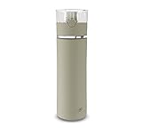 alfi BALANCE TEA BOTTLE 500ml, silver lining, Thermoflasche aus Edelstahl mit...