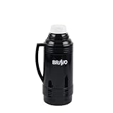 Bravo Isolierflasche, Thermoflasche, 1,7 l, Schwarz