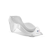 Angelcare ergonomischer Badesitz für die Baby-Badewanne Light grey, angenehm weiche...