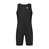 Rogelli Kinder Triathlonanzug Florida, Schwarz, 140/152