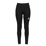 Odlo Damen Langlauf Tight CERAMIWARM, black, M