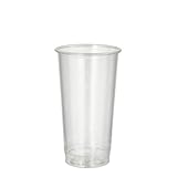 PAPSTAR 1800 Bierbecher aus PLA 'pure' 0,2 l / 0,25 l glasklar Plastikbecher