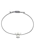 Selfmade Jewelry Schutzengel Armband - Silber Schutzengelchen Makrameeband Armkettchen...