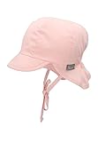 Sterntaler Mädchen Peaked Cap With Neck Protection Sonnenhut, zartrosa, 49 EU