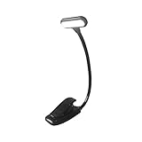 vreplrse Klemmleuchte Dimmbare Lampe 9LED Flexible helle tragbare Reisebeleuchtung