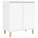 Tidyard Sideboard Bücherschrank Beistellschrank mit Massivholz-Beinen Kommode Anrichte...