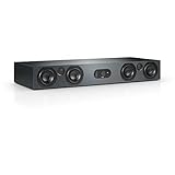 Nubert nuBoxx AS-425 max | Schwarze Soundbar mit Grauer Front | Soundplate für Streaming...