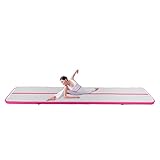 Gymnastikmatte aufblasbare Fitness-Matte 3/5m beinhaltet Tragetasche und elektrische...