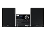 SHARP XLB517DBK Mirco-Soundsystem 45W (Digitalradio mit DAB, DAB+ und...