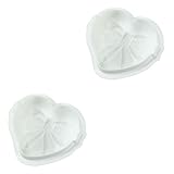 UPKOCH 2Pcs Liebesform Herz Eiswürfelform Mini Silikonformen Pralinenformen Herzformen...