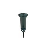 greemotion Grabvase Grün, Steckvase 0,8L, Vase für Grab 31cm, Grabdeko Kunststoff,...