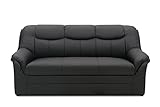 DOMO. collection Sofa Berlin, Leder, klassisches 3er Sofa, Polstergarnitur mit...