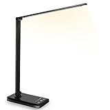 SLATOR Schreibtischlampe LED Dimmbare Tischleuchte 5 Farb und 10 Helligkeitsstufen...