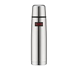 THERMOS LIGHT & COMPACT BEVERAGE BOTTLE 1l, stainless steel mat, Thermosflasche Edelstahl,...