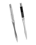 QWORK® 2 Stück Brieföffner Schwert - 16cm - Mühelos Post und Pakete Öffnen, Silber...