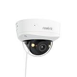 Reolink 5MP HD Spotlight Dome PoE-Kamera mit IK10 Vandalismusschutz, Nachtsicht in Farbe,...