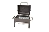 ACTIVA Tischgrill Holzkohle Angular ToGo I Camping Grill mit Deckel &...