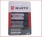 Würth 10x Schaberklinge 0714663351 für Würth Klingen- Glasschaber...