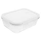 SHOWERORO 700-ml-Lunchbox mit Schüssel aus Borosilikatglas...