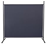 QUICK STAR Paravent 180 x 178 cm Stoff Raumteiler Groß Garten Stellwand...