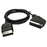 Povhhee 1.8M/70.87 RGB SCART Kabel 24Pin HochauflöSend Passend für TV AV, Scart RGB...