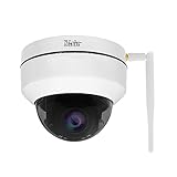 PTZ WiFi IP Kamera 5MP HD Dome Überwachungskameras 5X Optische Zoom...