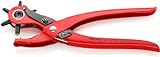 Knipex Revolverlochzange rot pulverbeschichtet 220 mm 90 70 220 EAN