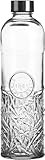 WESTCRAFT Oriental 1 Liter Schliff Glas Wasserflasche mit Schraubverschluss,...