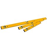 STABILA CLASSIC SET 70, 3-teiliges Wasserwaagen-Set: 100 cm, 60 cm, 40 cm, leichtes...