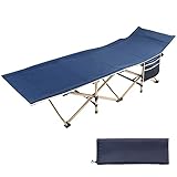 joyionic Campingbett klappbar, Feldbett Gästebett, Belastbar bis 300 kg, mit...