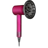 Dyson Supersonic HD07 Haartrockner inkl. 5 Aufsätze Fuchsia/Nickel, Haarföhn 110000...