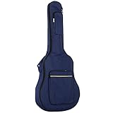 TRIXES Full-Size-Gitarrentasche mit Schultergurten, wasserdichtem gepolstertem...