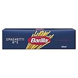 Barilla Pasta Klassische Spaghetti n.5 aus hochwertigem Hartweizen immer al dente, (1 x...