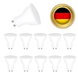 Oaomi led lampe GU10 LED 2700K 5W Ersetzt 50W Halogen Leuchtmittel GU10 LED Warmweiss,10er...