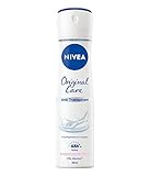 NIVEA Original Care Deo Spray (150 ml), pflegendes Anti-Transpirant mit...